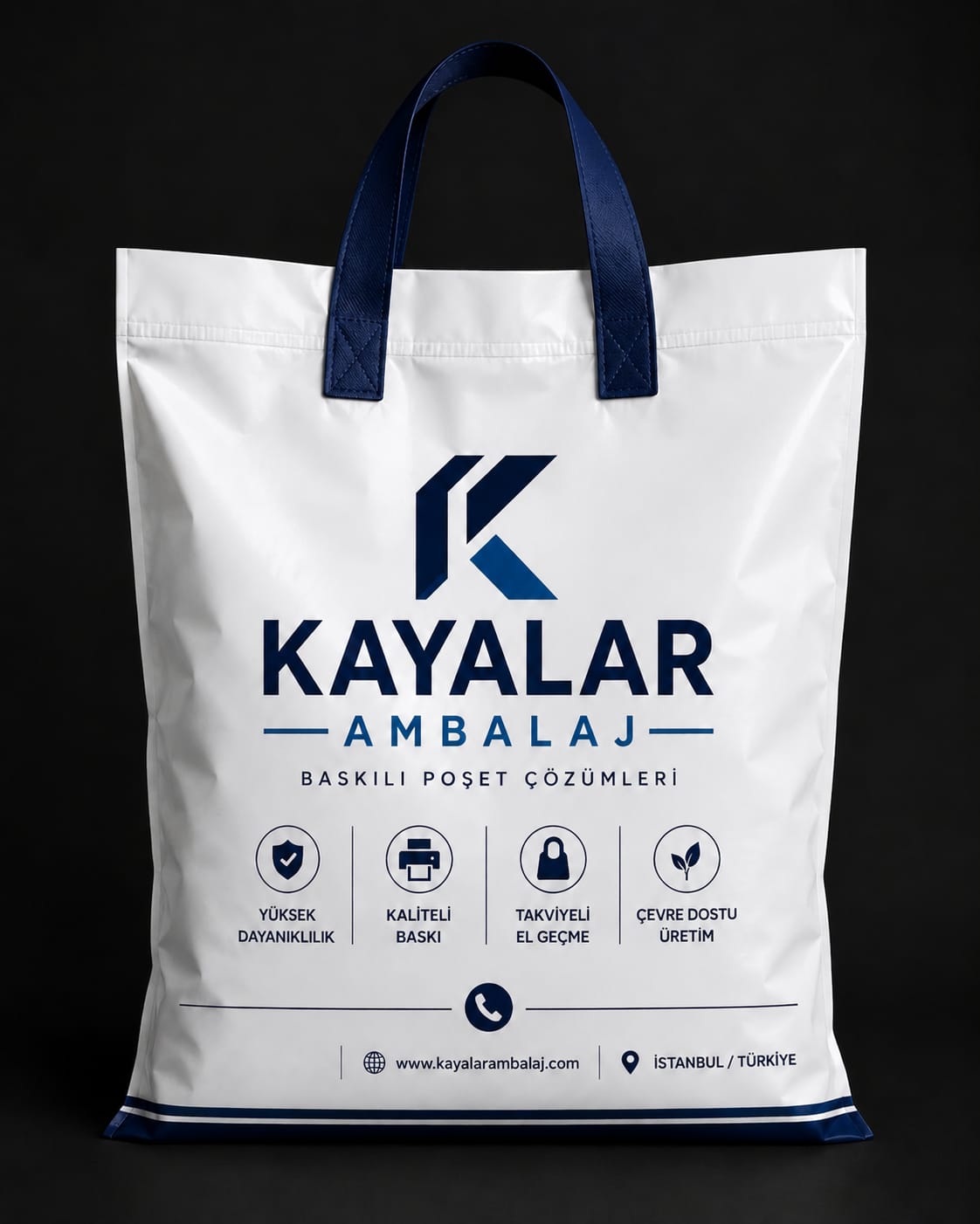 Baskılı Yumuşak Saplı Poşet